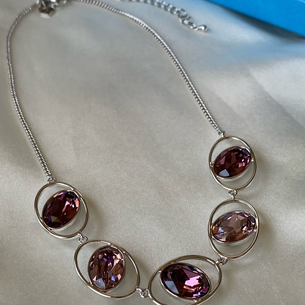 Swarovski Crystal, In Rotation Necklace - Picture 5 of 9